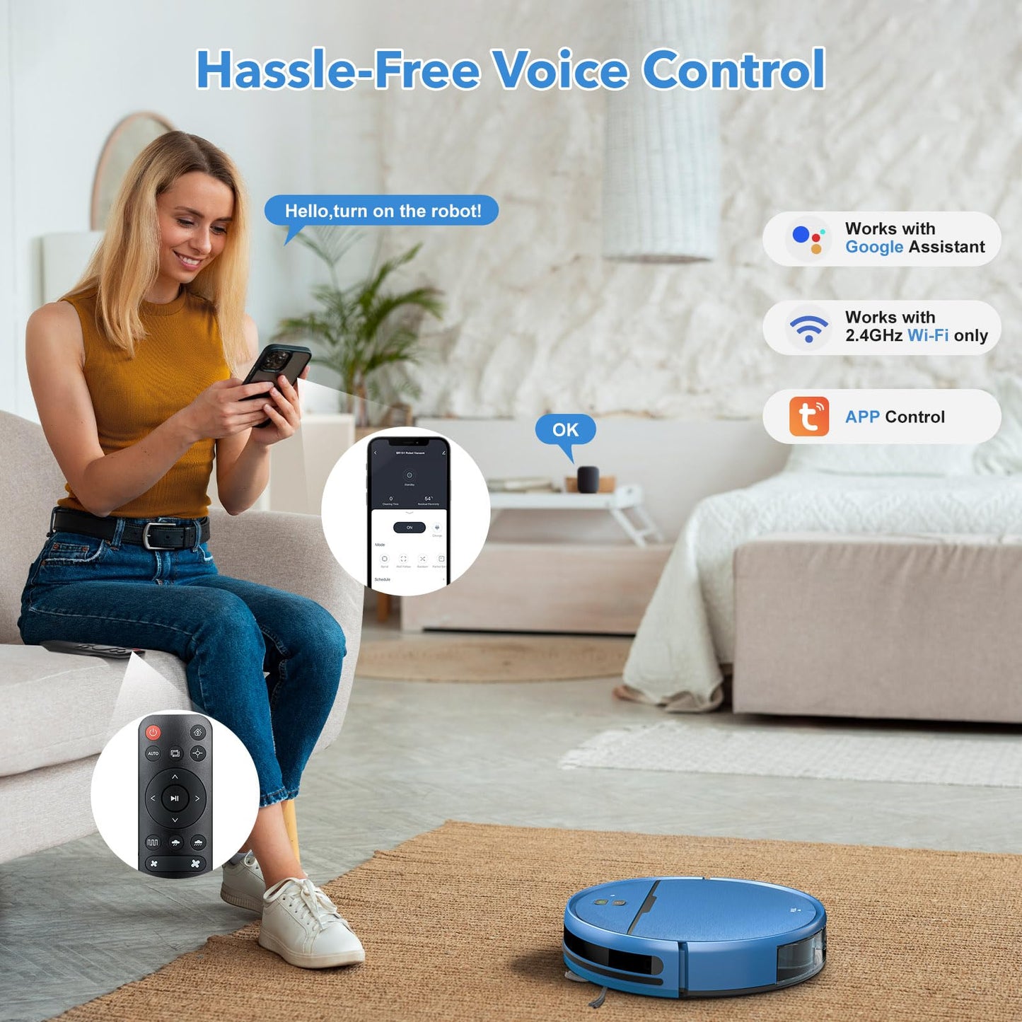 iMartine 2-in-1 Robotic Vacuum and Mop