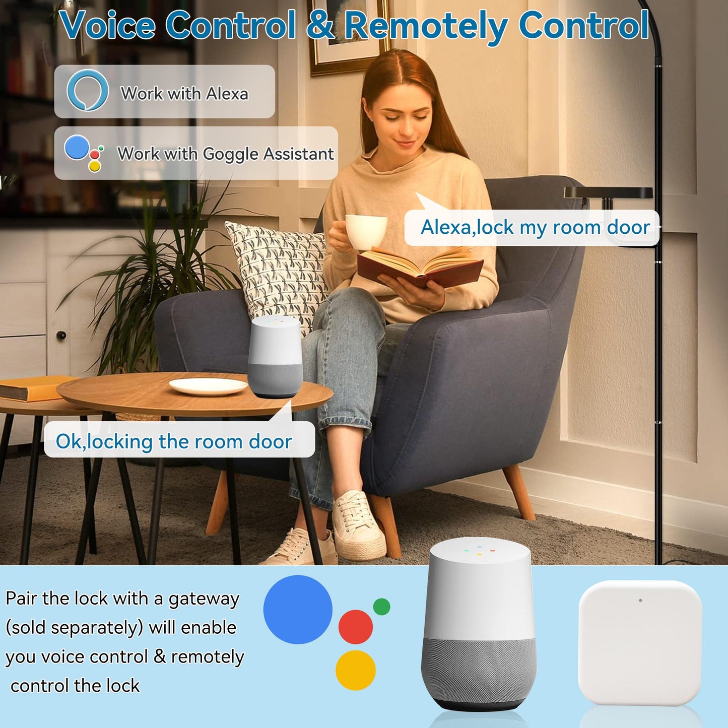 HARFO Keyless Fingerprint Smart Door Lock
