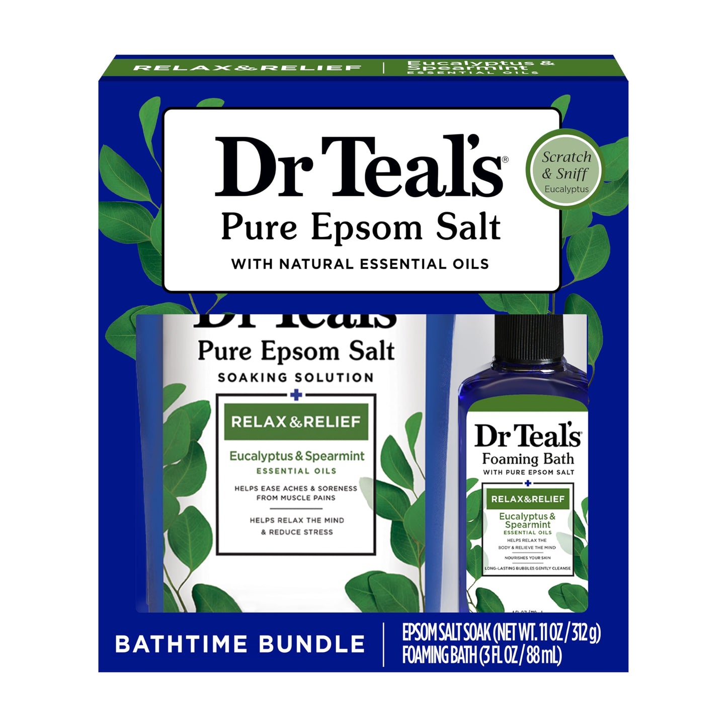 Dr Teal's Eucalyptus & Spearmint Bath Gift Set