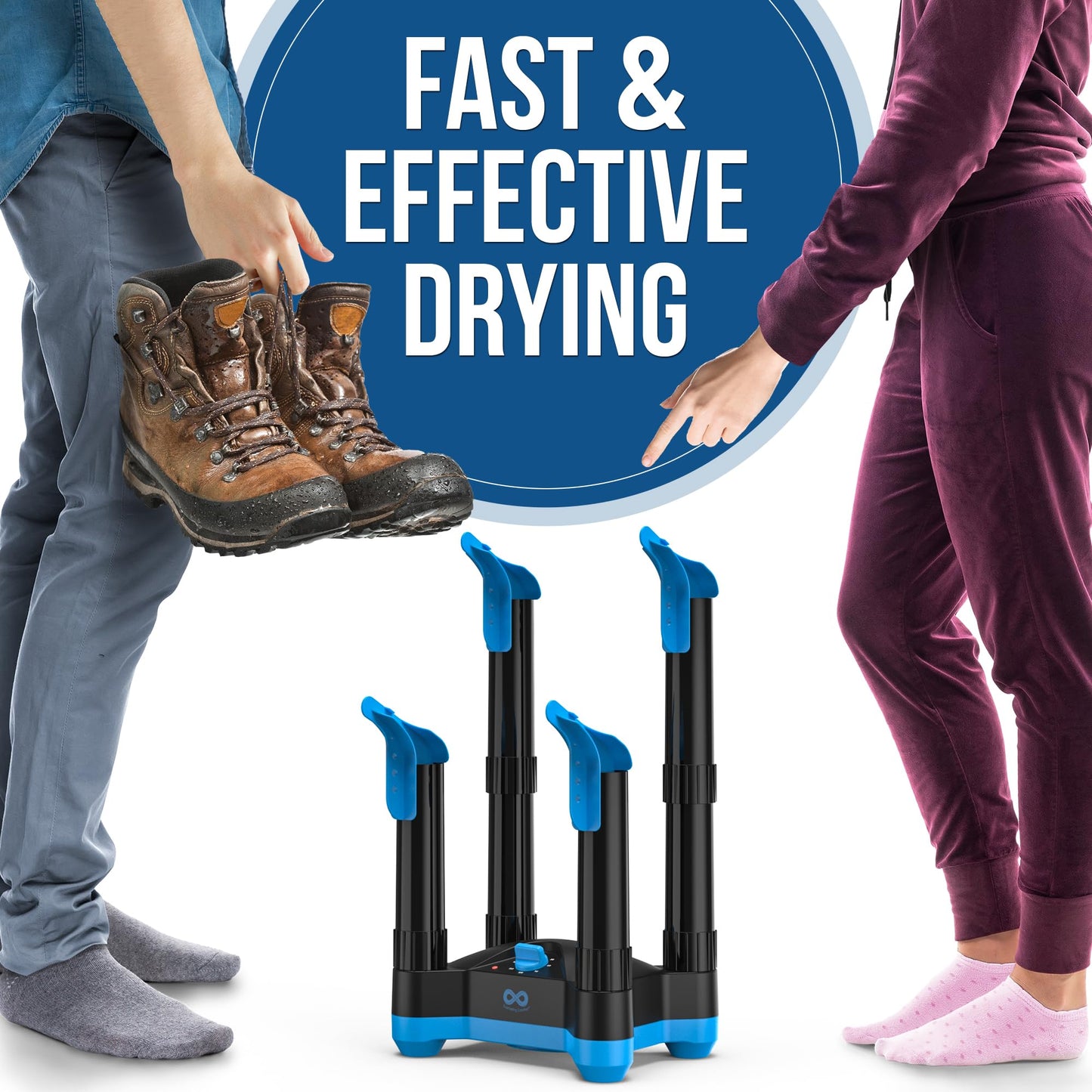 Shoe Dryer with Timer by Everlasting Comfort
