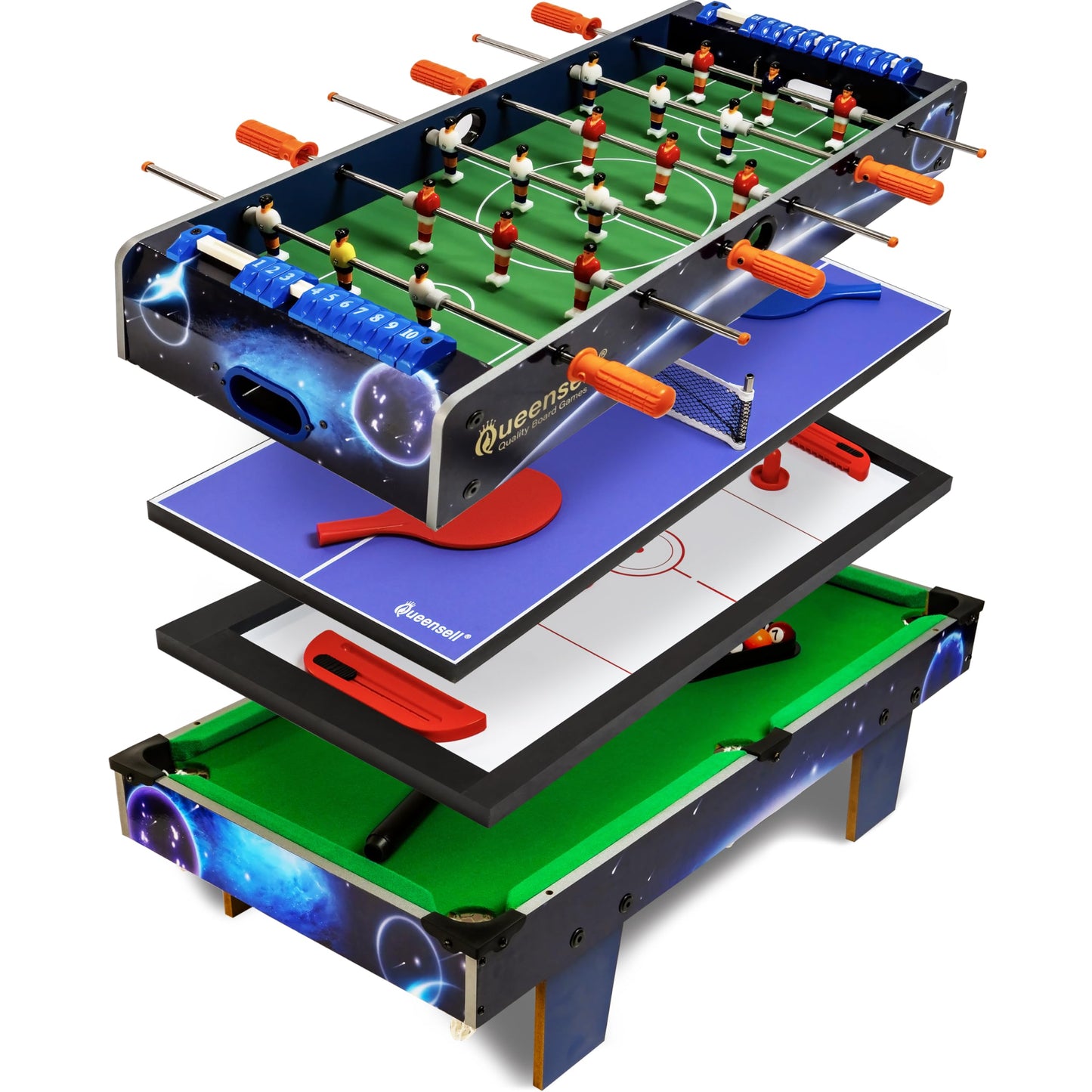4-in-1 Game Table for Family Fun