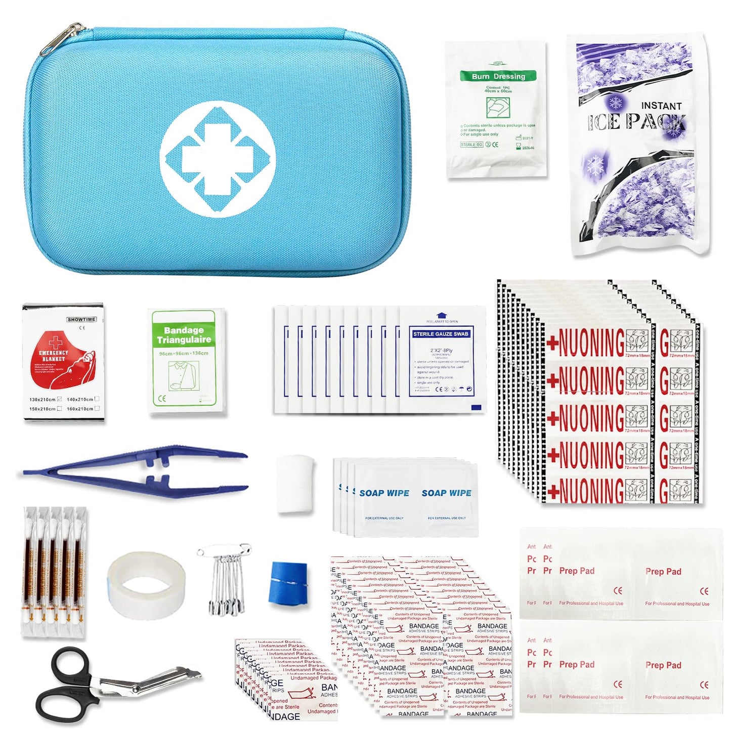 274PCS First Aid Kit for Car and Outdoors