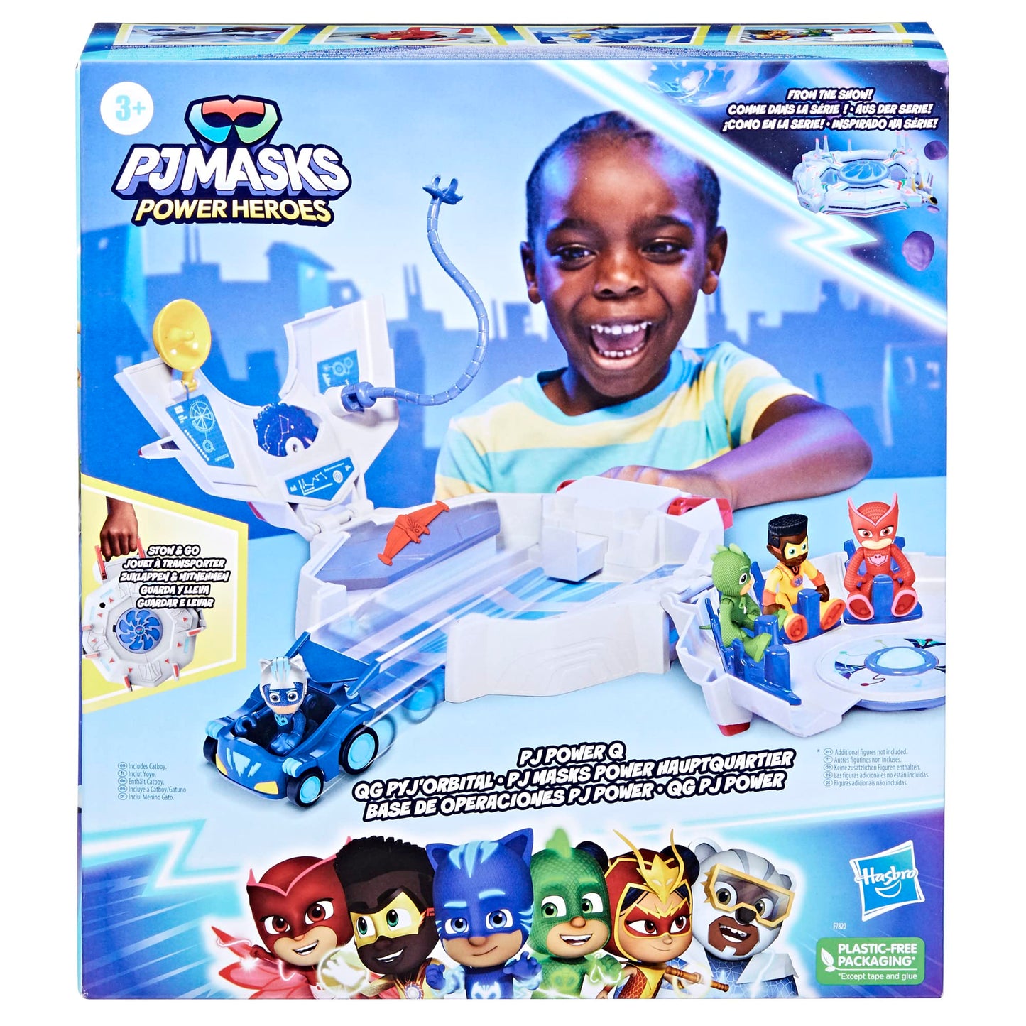 PJ Masks Power Heroes Playset with Car and Figure