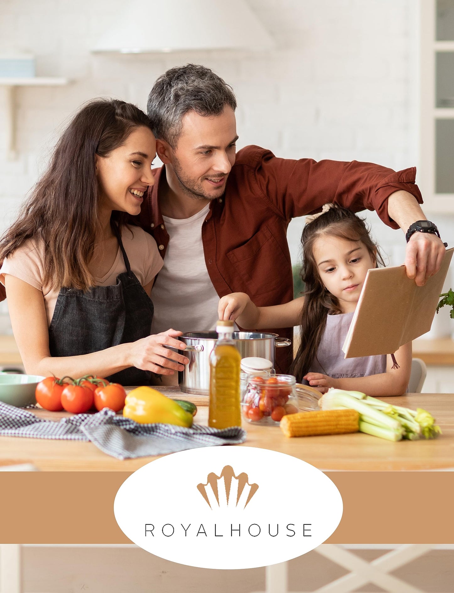 Bamboo Cutting Boards Set with Juice Groove