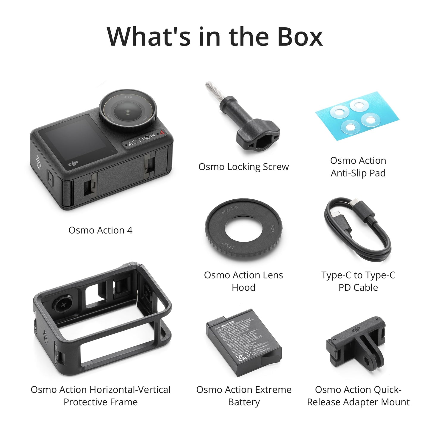 DJI Osmo Action 4K Waterproof Camera with 160 Min Battery