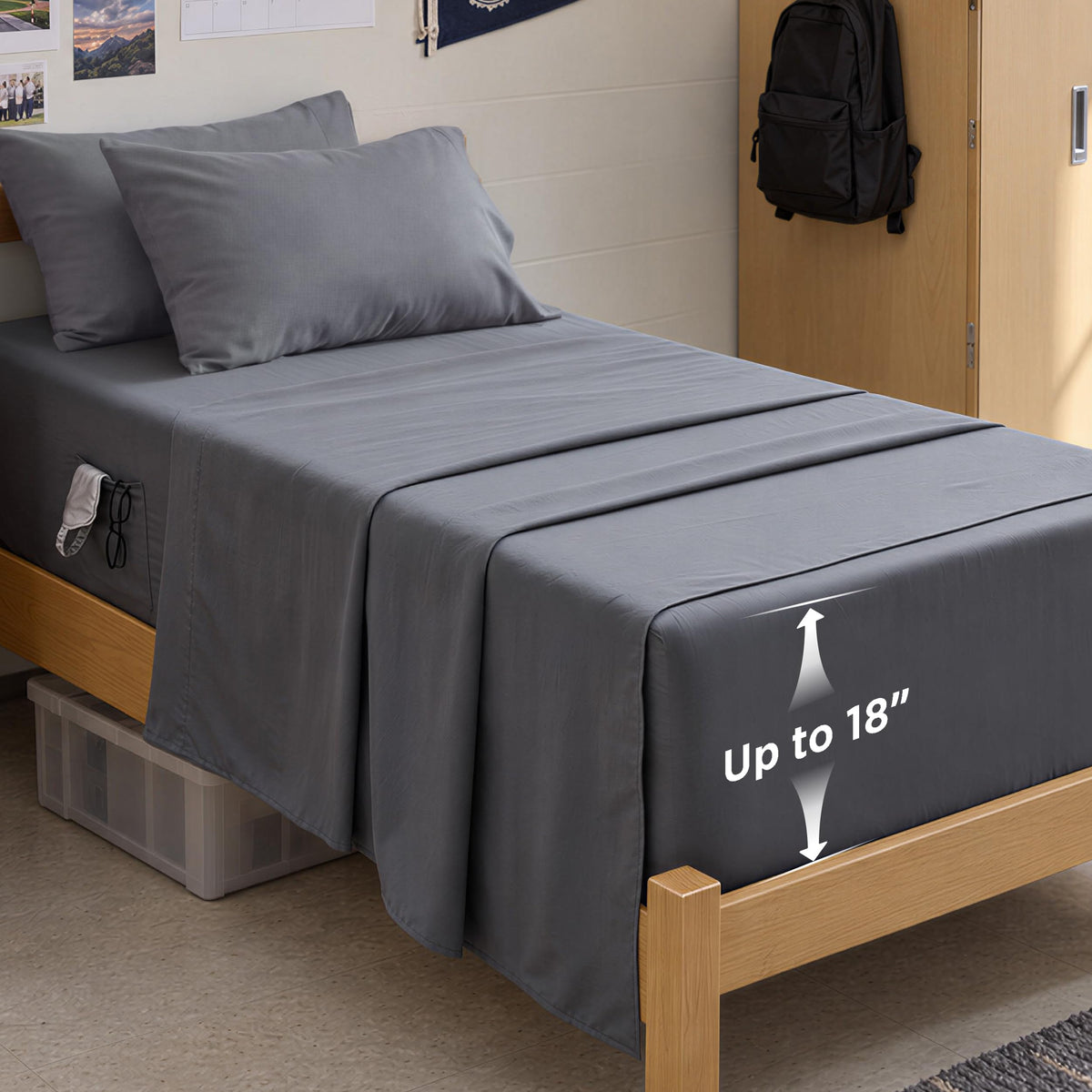 Bedsure Ultra Soft Deep Pocket Twin Sheet Set