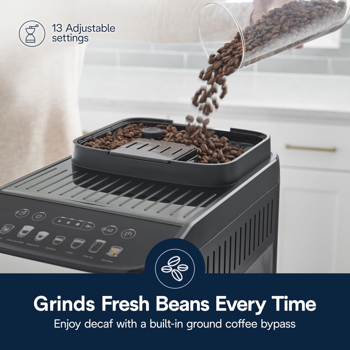 De'Longhi Automatic Espresso Coffee Machine with Frother