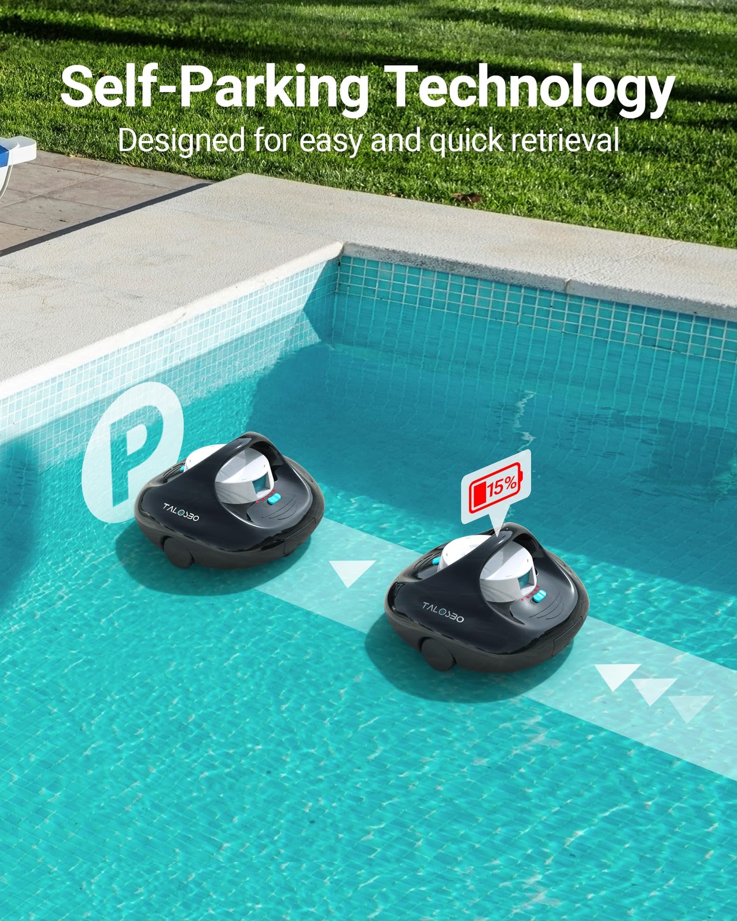 Cordless Pool Vacuum Cleaner by TALOSBO