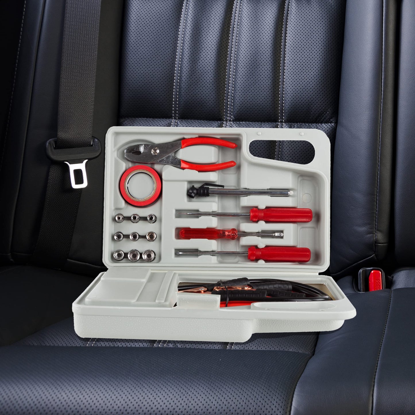 30-Piece Roadside Emergency Car Kit Essentials