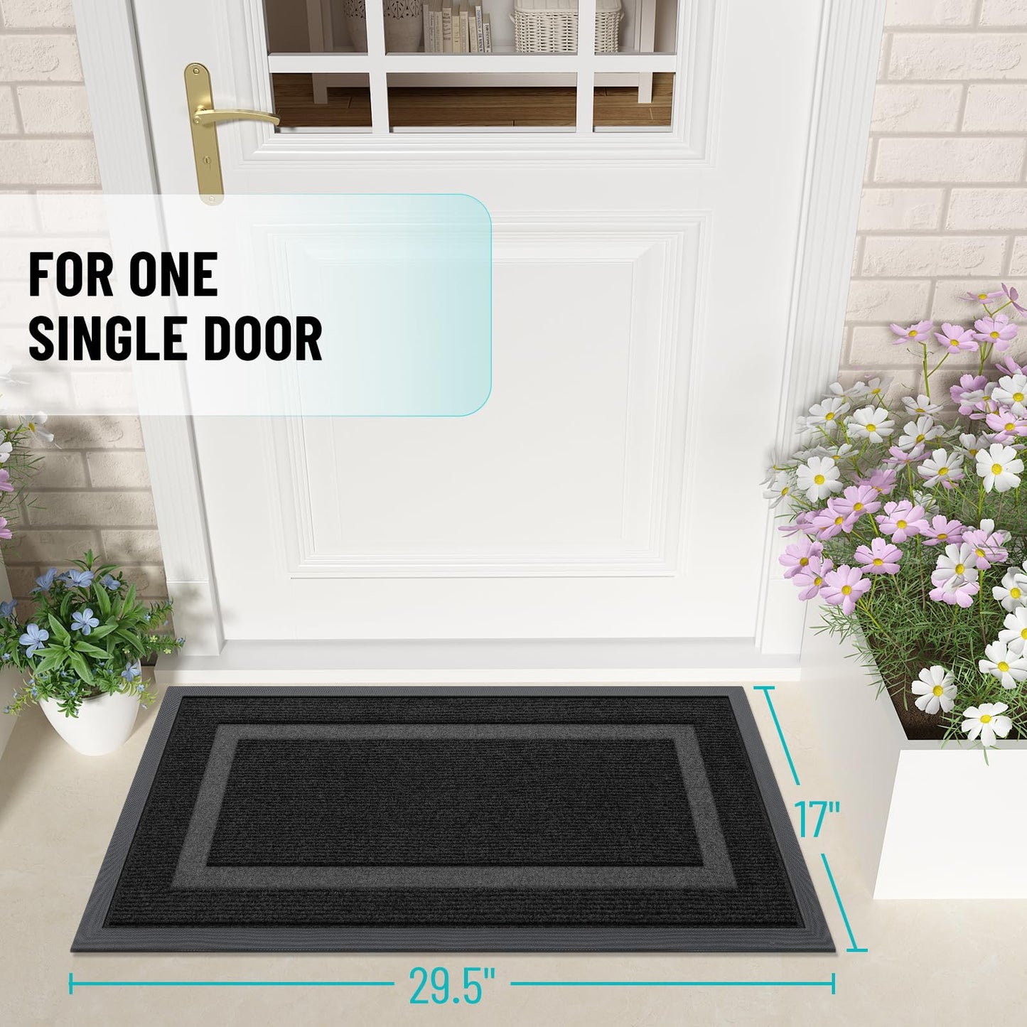 Indoor Outdoor Waterproof Doormat by OLANLY