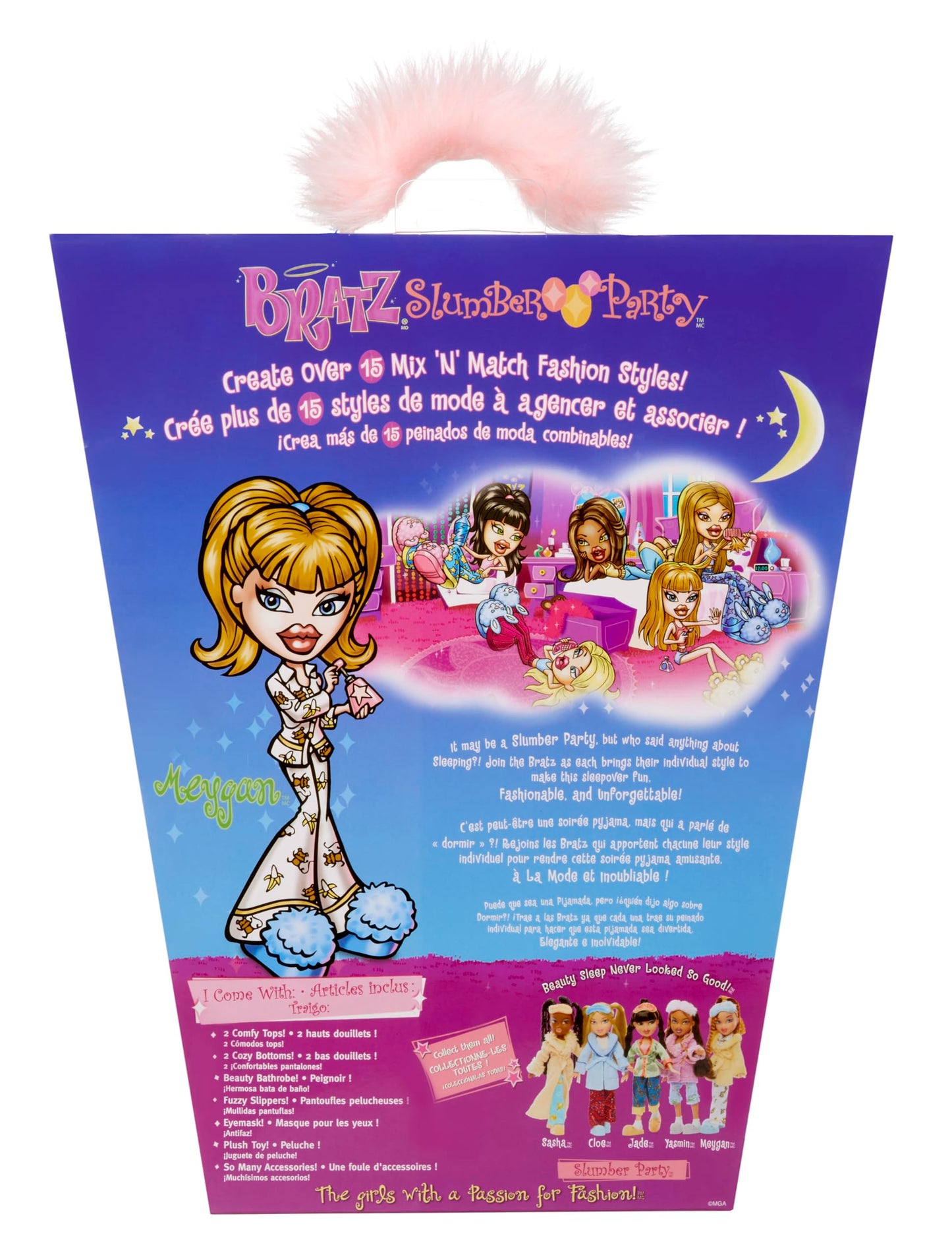 Bratz Slumber Party Meygan Doll with Pajamas