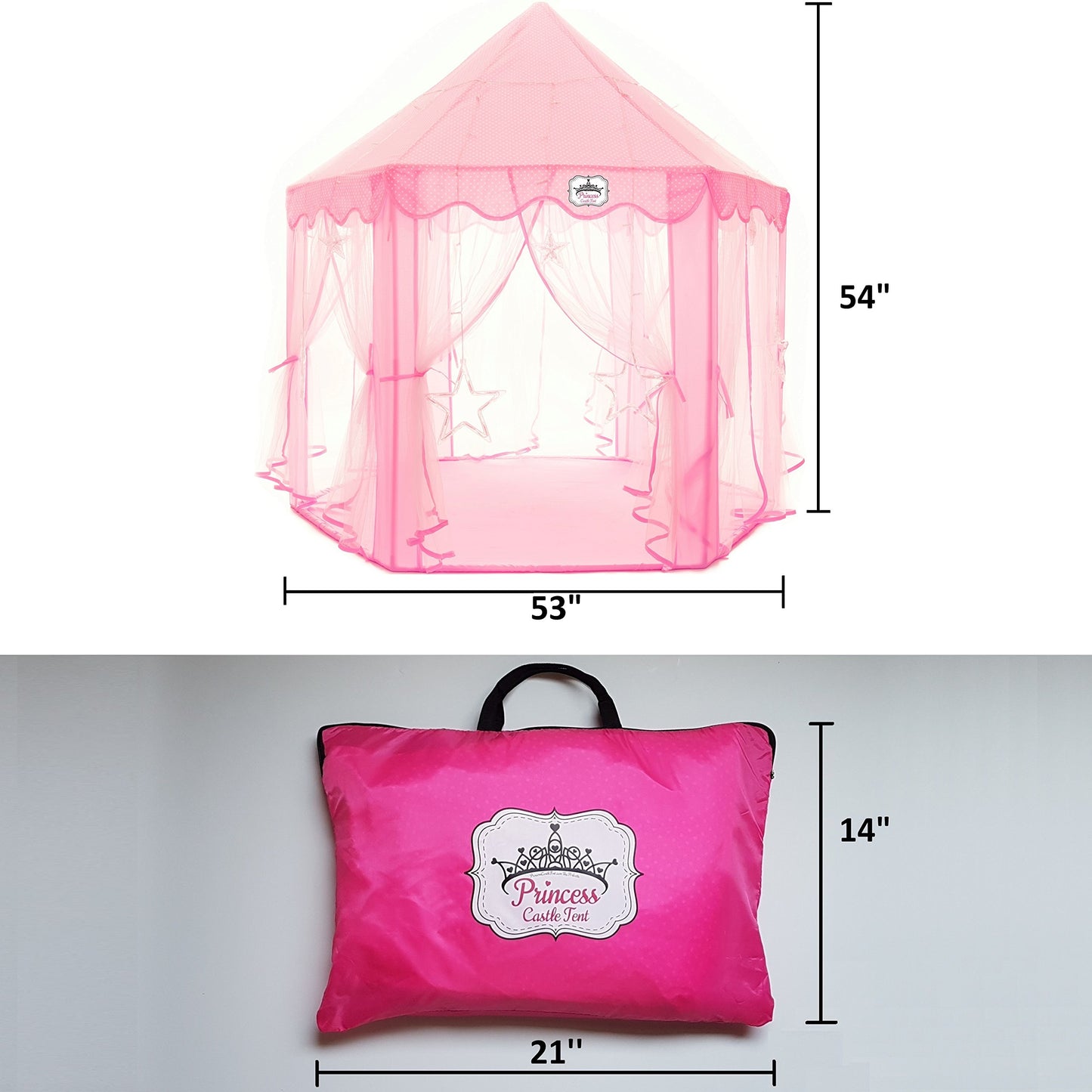 Princess Castle Playhouse Tent for Kids