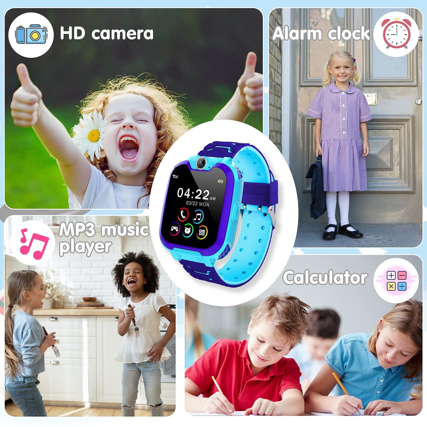 Kids Smart Watch with Camera and Games