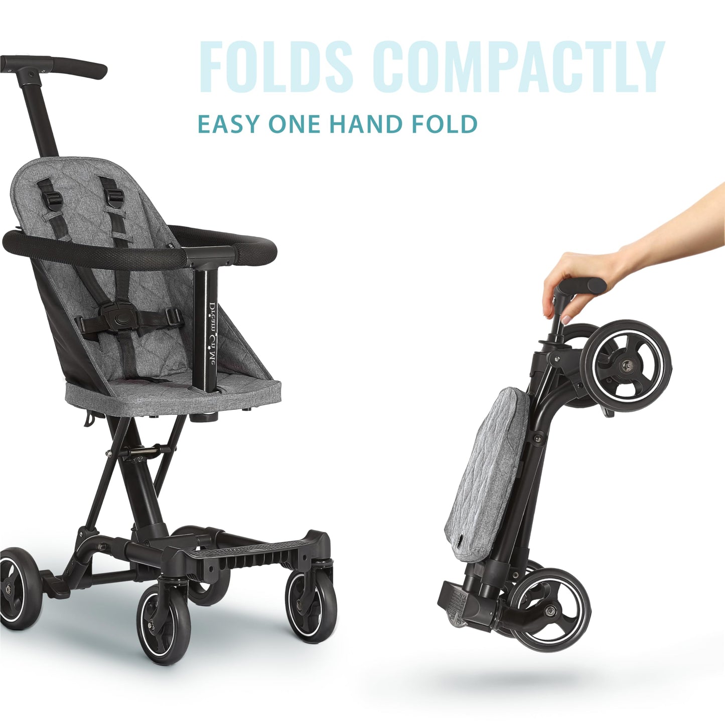 Dream On Me Lightweight Compact Coast Rider Stroller