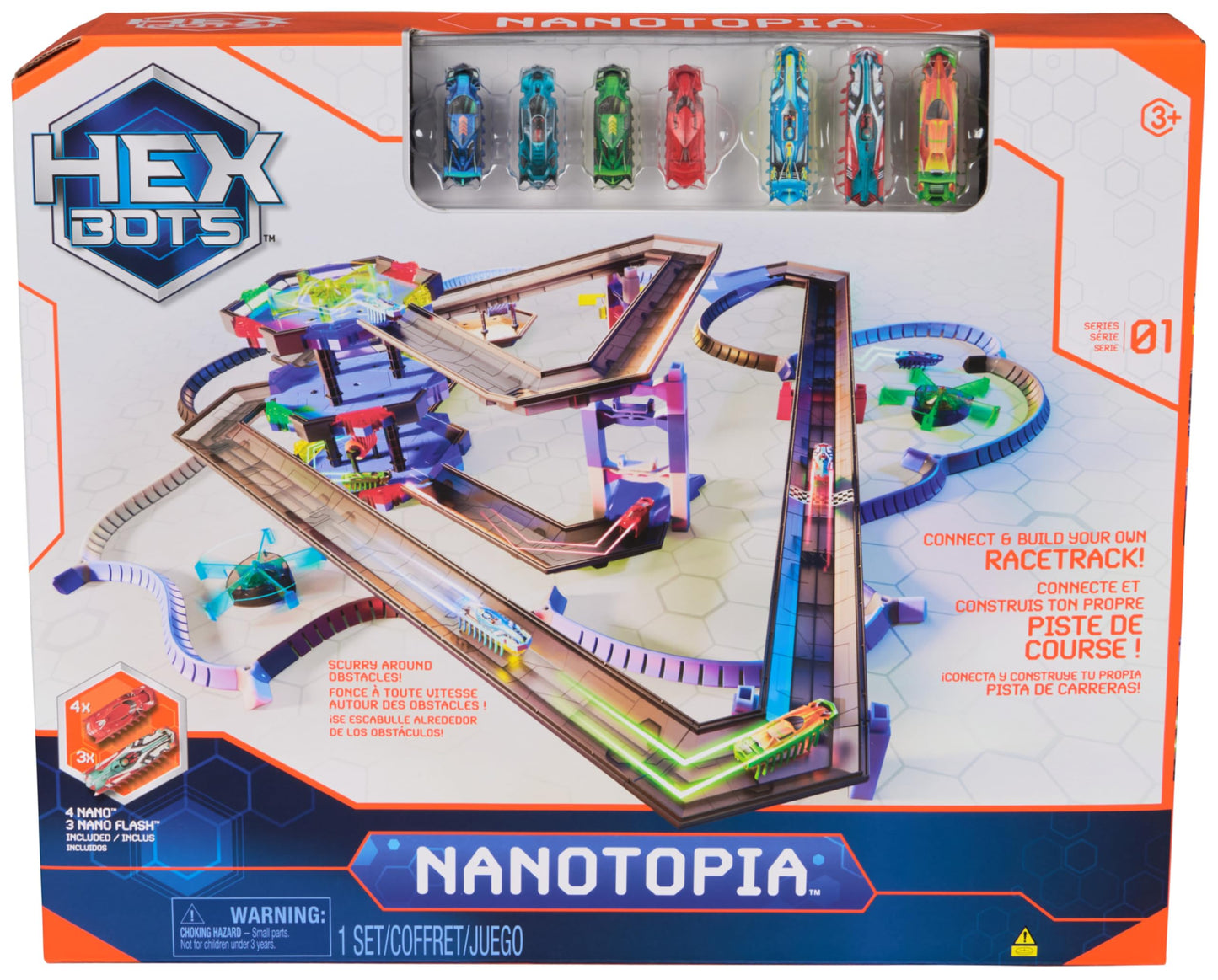 HEX BOTS Nanotopia Sensory Toy Playset for Kids