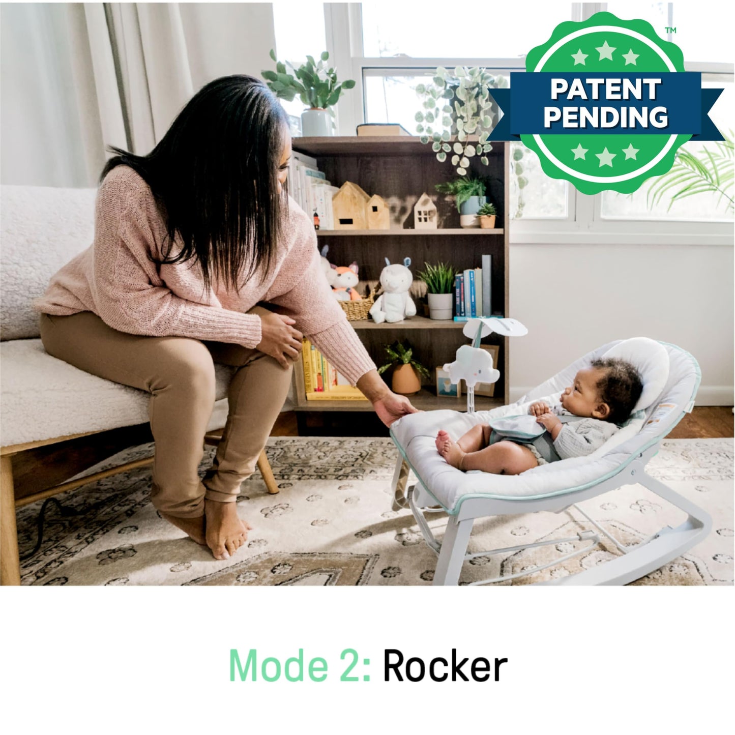 Ingenuity 3-in-1 Vibrating Baby Bouncer & Rocker