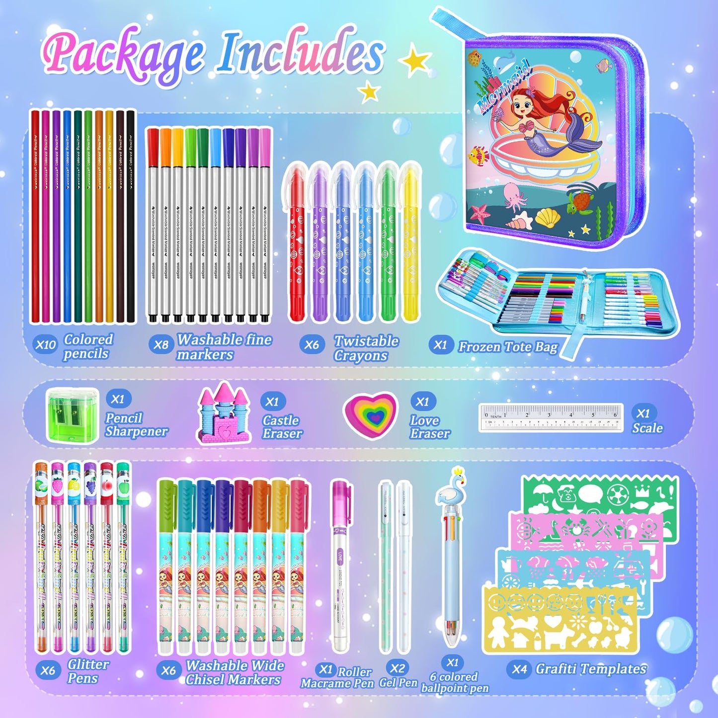 Washable Fruit Scented Markers Set for Kids