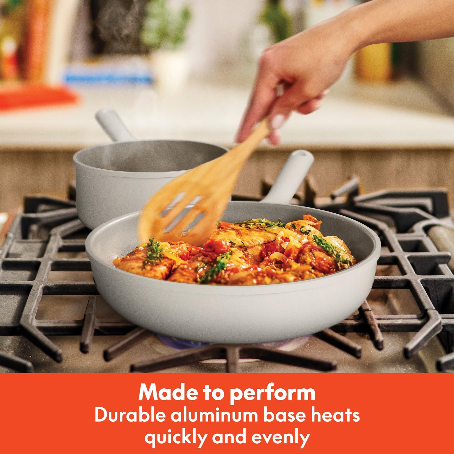 BELLA 7-Piece Nonstick Cookware Set with Lids