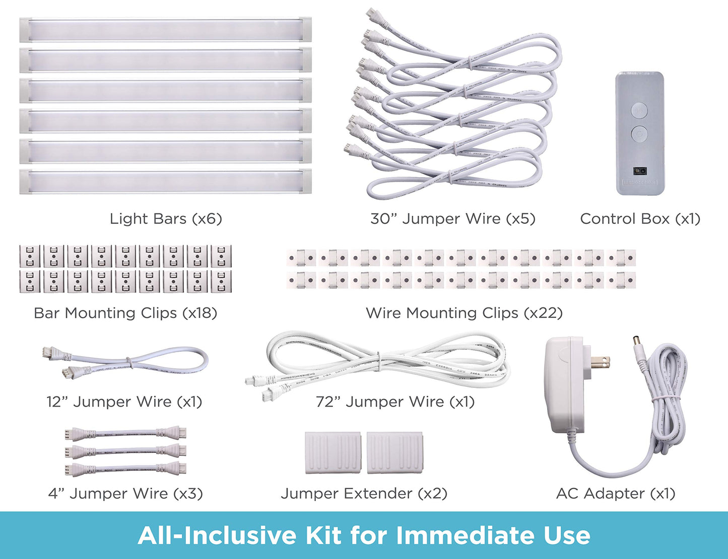 BLACK+DECKER Smart Under Cabinet LED Lighting Kit