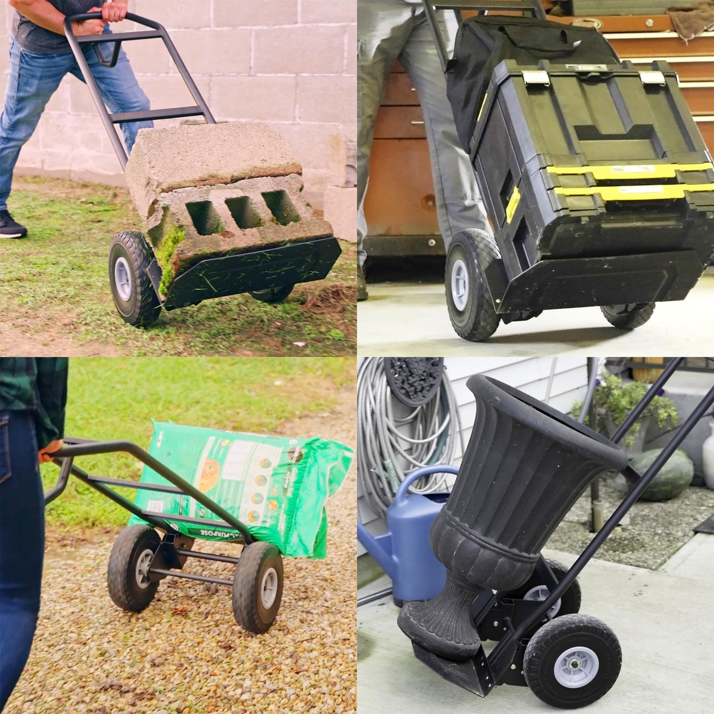COSCO 800lb Load Assist Hand Truck with Wheels