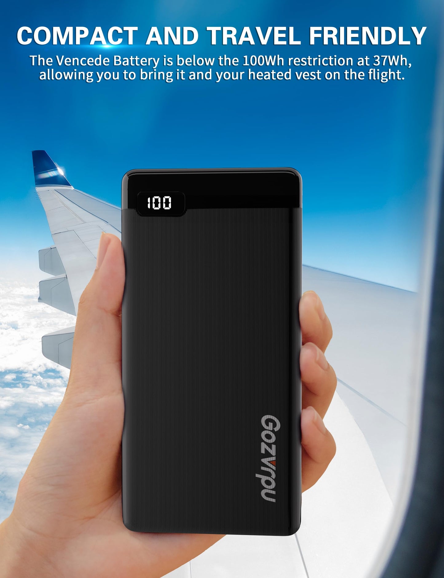 10000mAh Portable Power Bank with Fast Charge