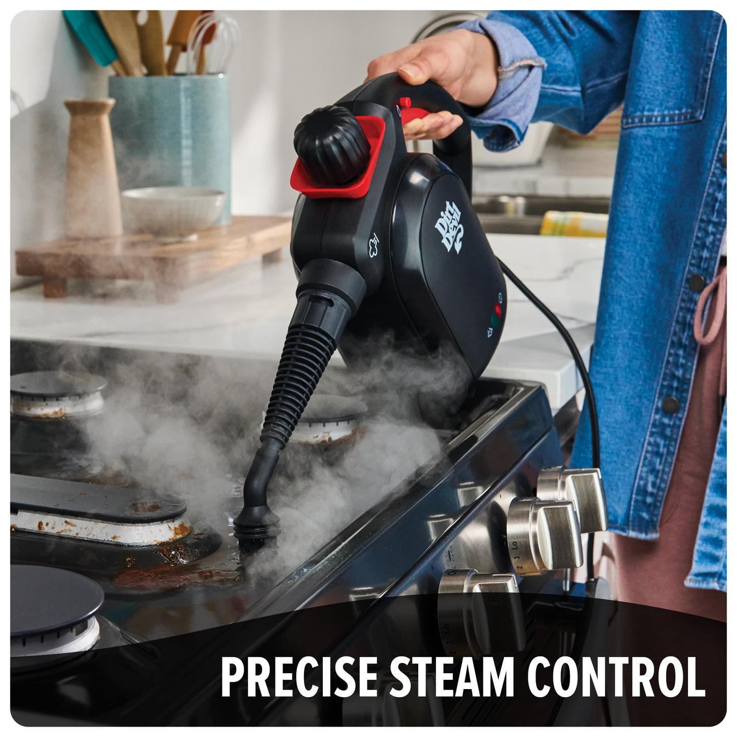 Dirt Devil 7-in-1 Portable Handheld Steamer