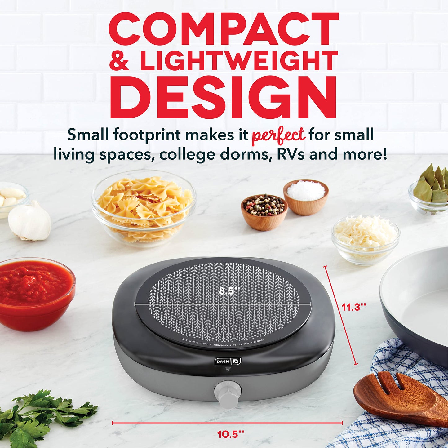 Electric Cooktop with Infrared Heating by DASH