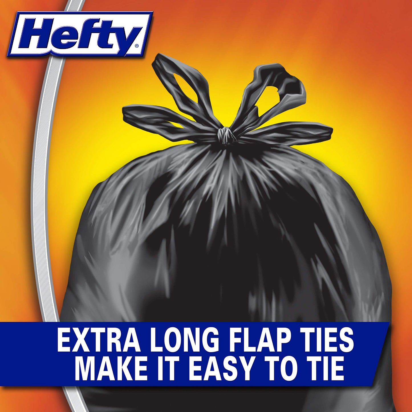 Hefty 42 Gallon Heavy Duty Trash Bags, 26 Count