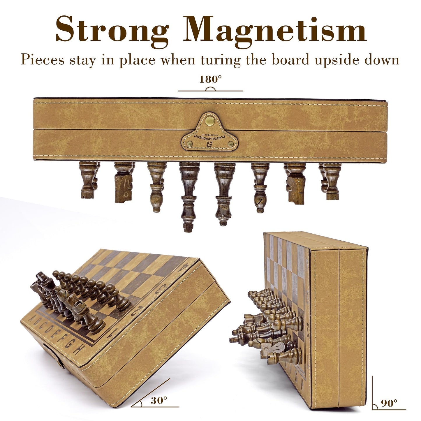 15 Inch Magnetic Chess Set for Family Game Night