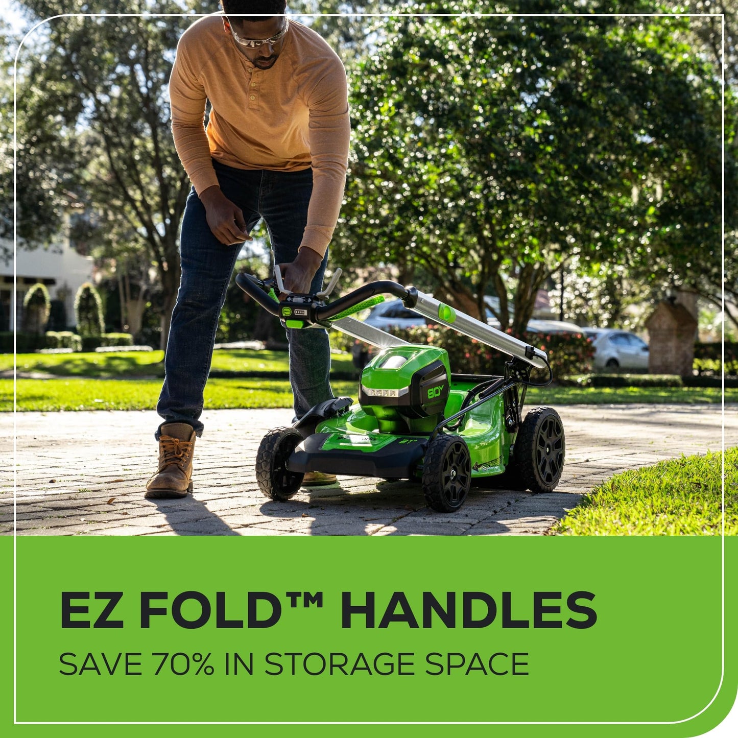 Greenworks 80V Self-Propelled Cordless Lawn Mower