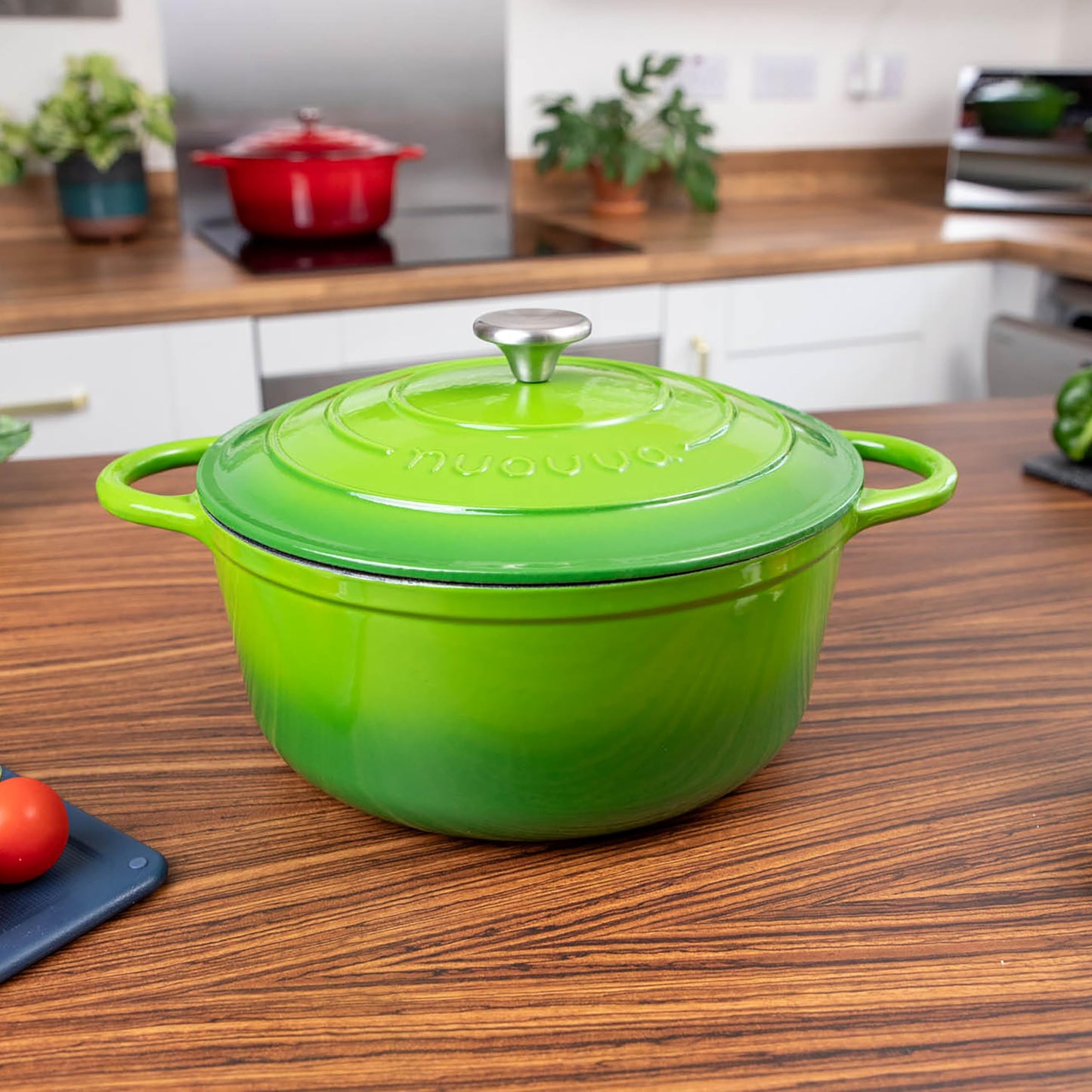 6.4 Quart Enamelled Cast Iron Dutch Oven Pot