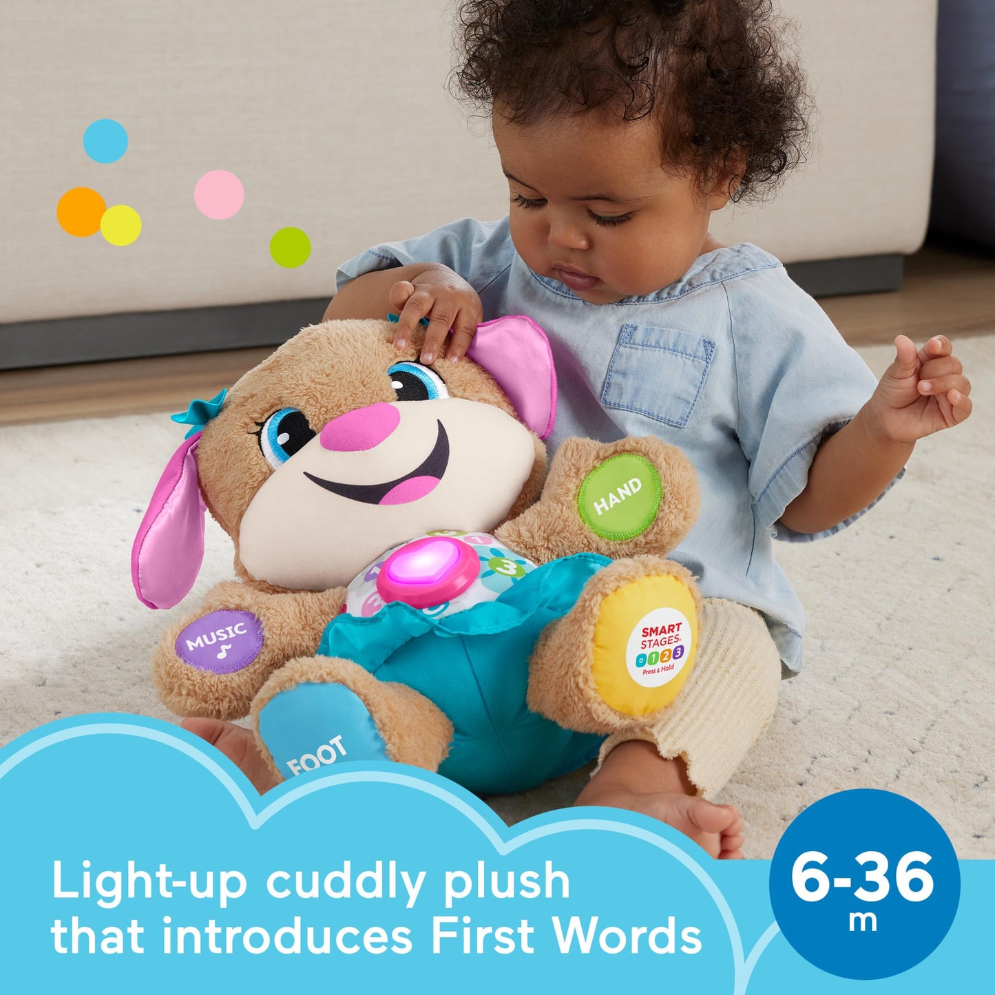 Fisher-Price Laugh & Learn Musical Plush Toy