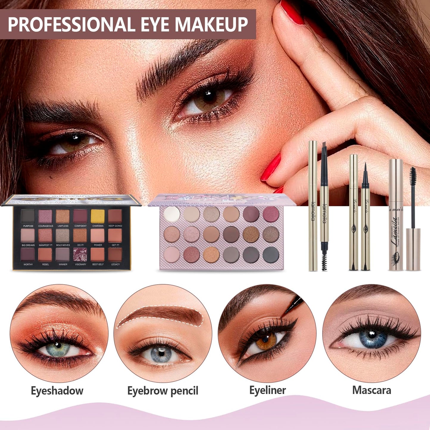 All-in-One Makeup Kit for Travel & Professionals