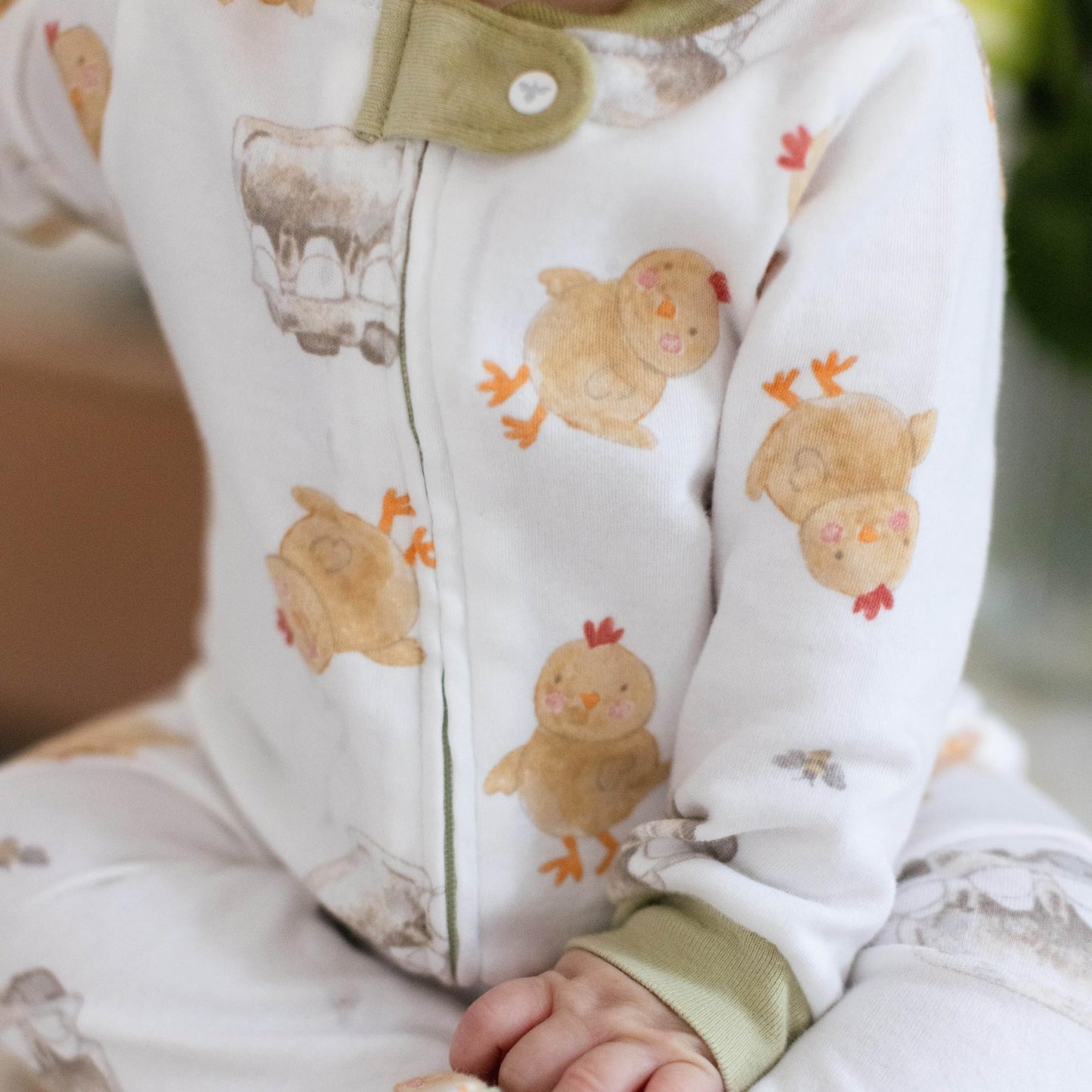 Burt's Bees Baby Organic Cotton Footed Pajamas