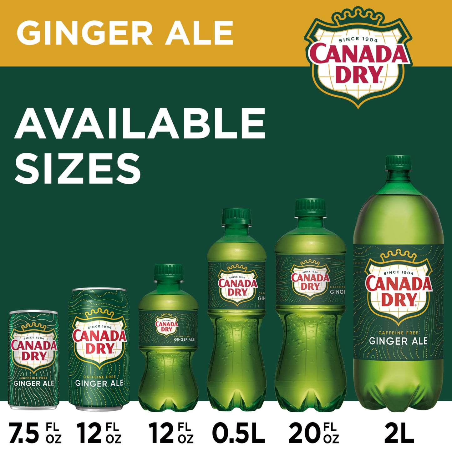 Canada Dry Ginger Ale, 12 Pack Cans