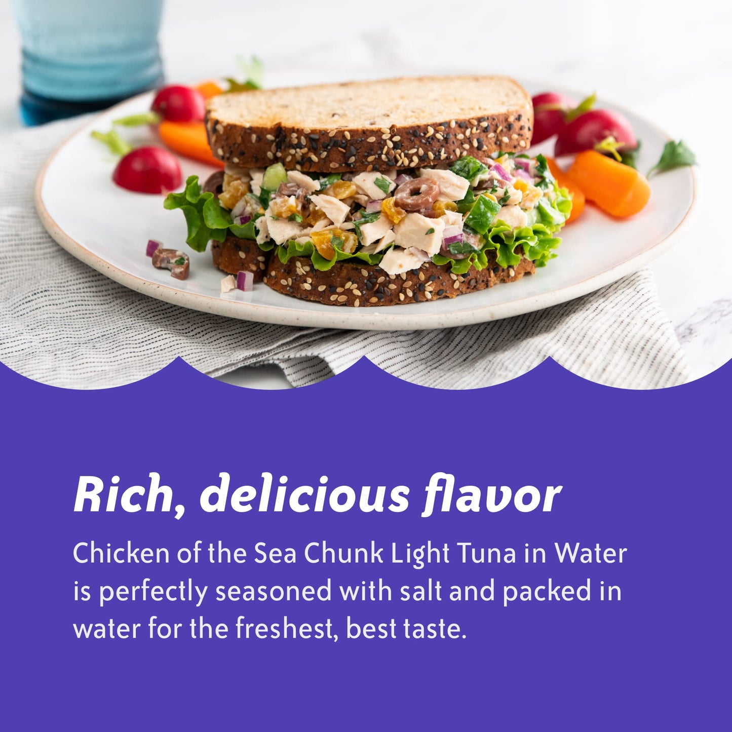Chicken of the Sea Chunk Light Tuna, 24 Cans