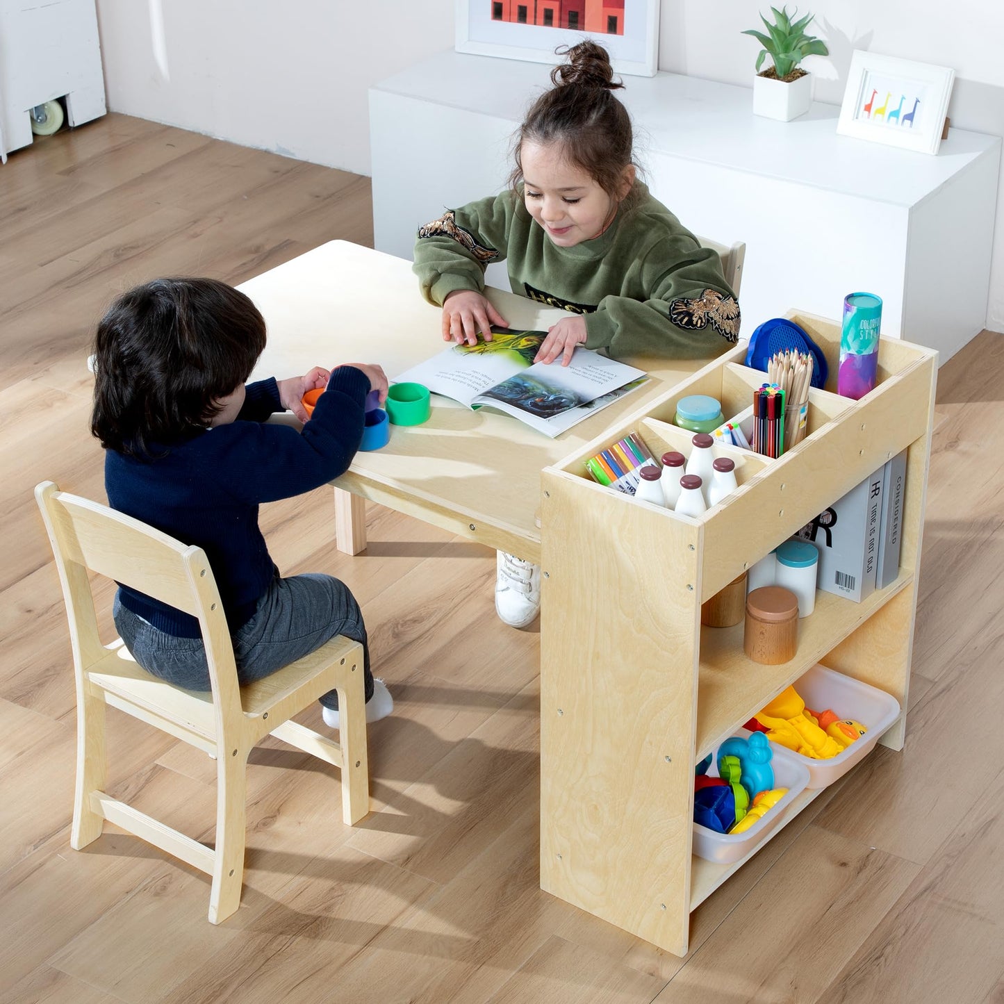 Kids Art Table and Chair Set by bbgroundgrm