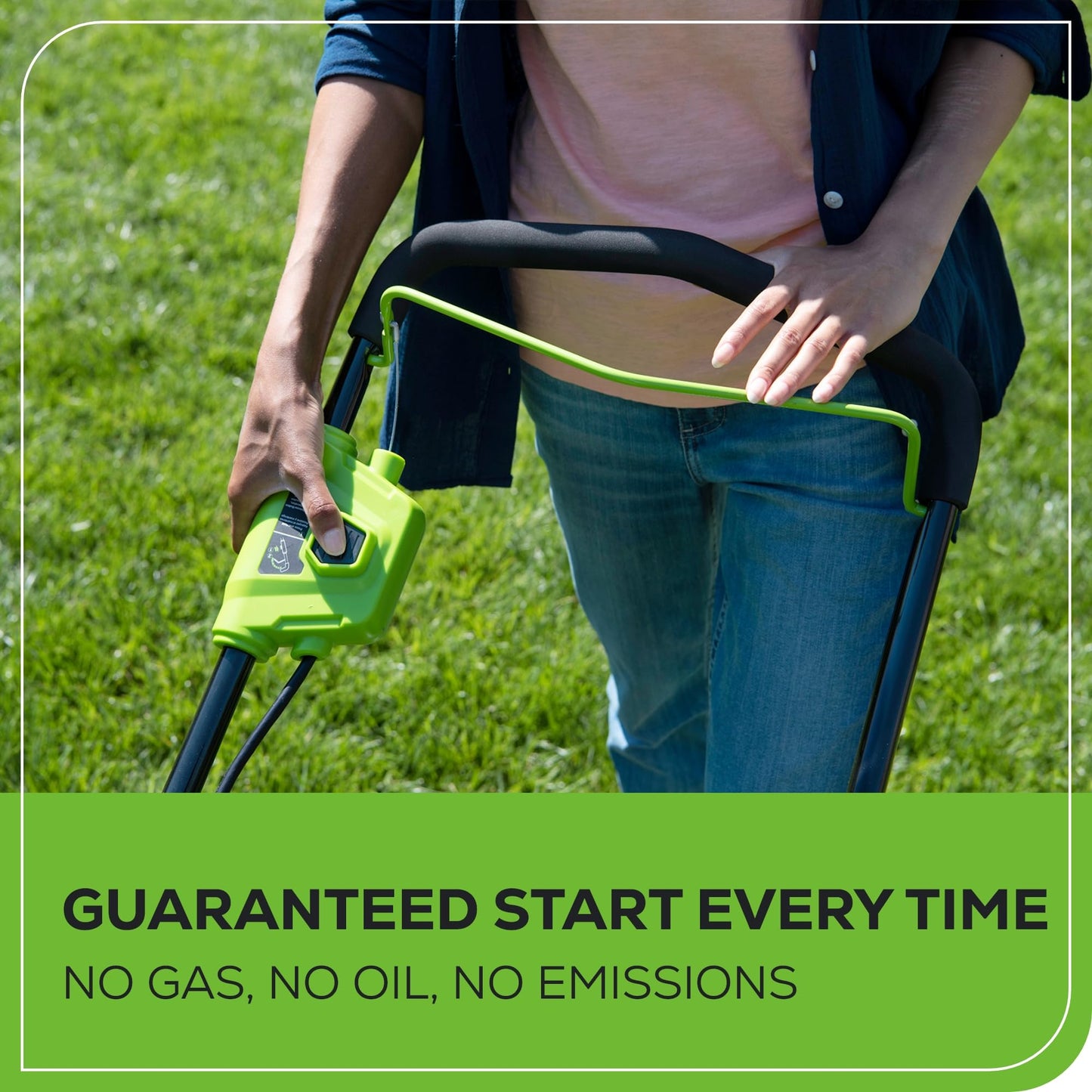 40V Brushless Cordless Lawn Mower by Greenworks
