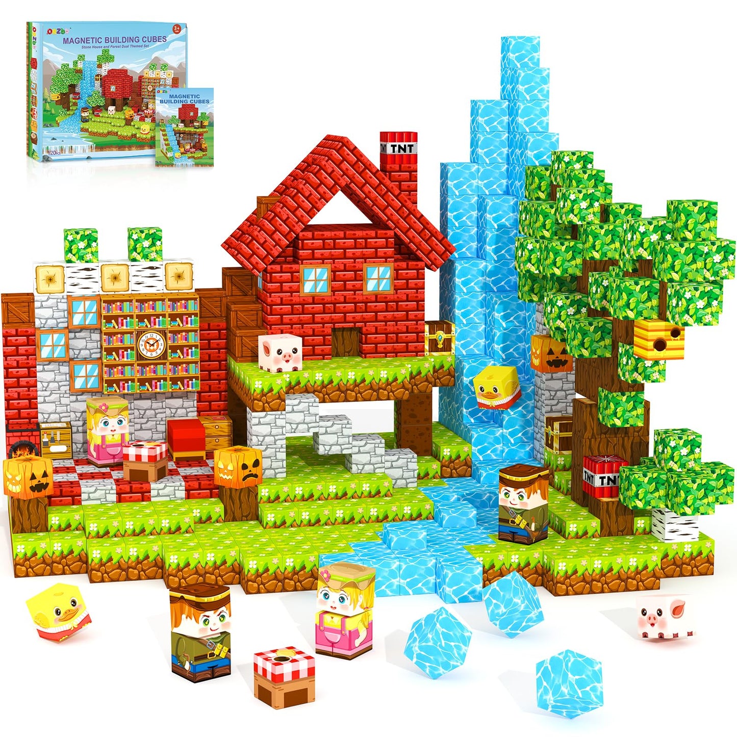Magnetic Building Blocks for Kids Age 3-12
