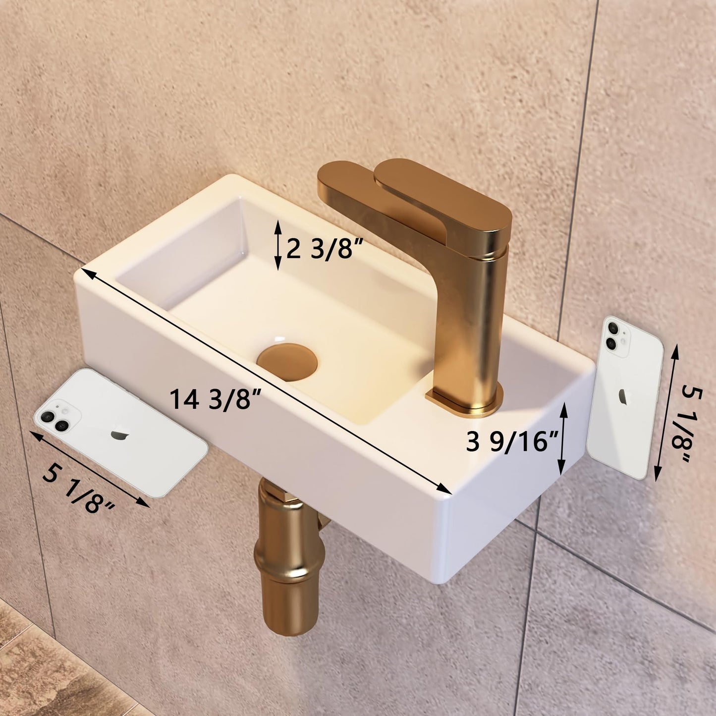 Deer Valley Mini Wall Mount Bathroom Sink