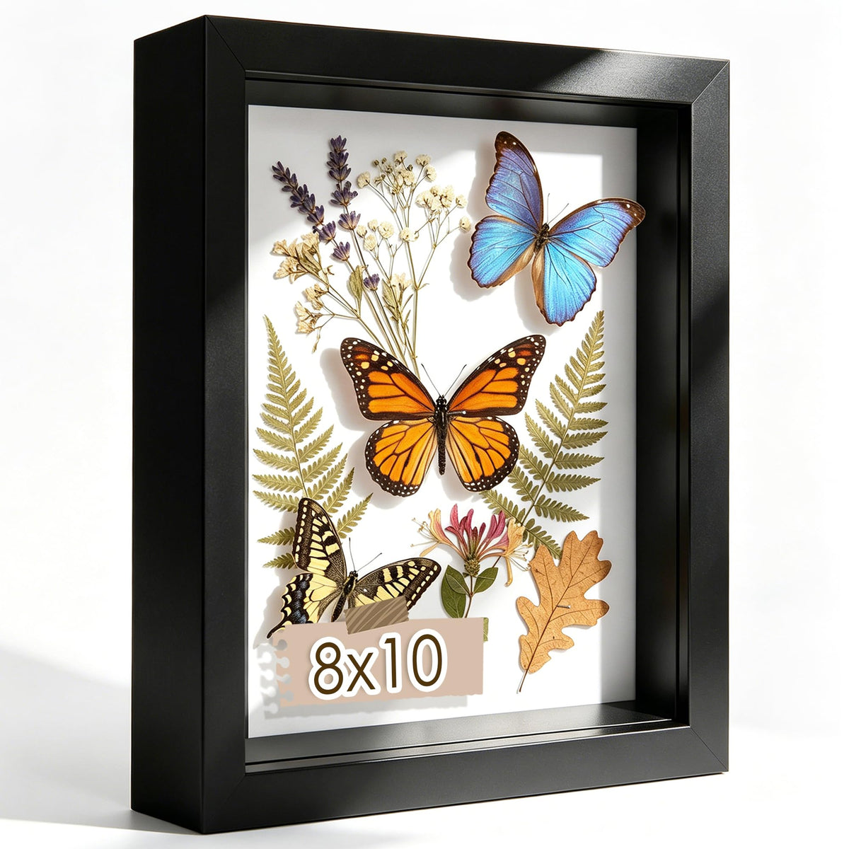 8x10 Shadow Box Frame with Tempered Glass