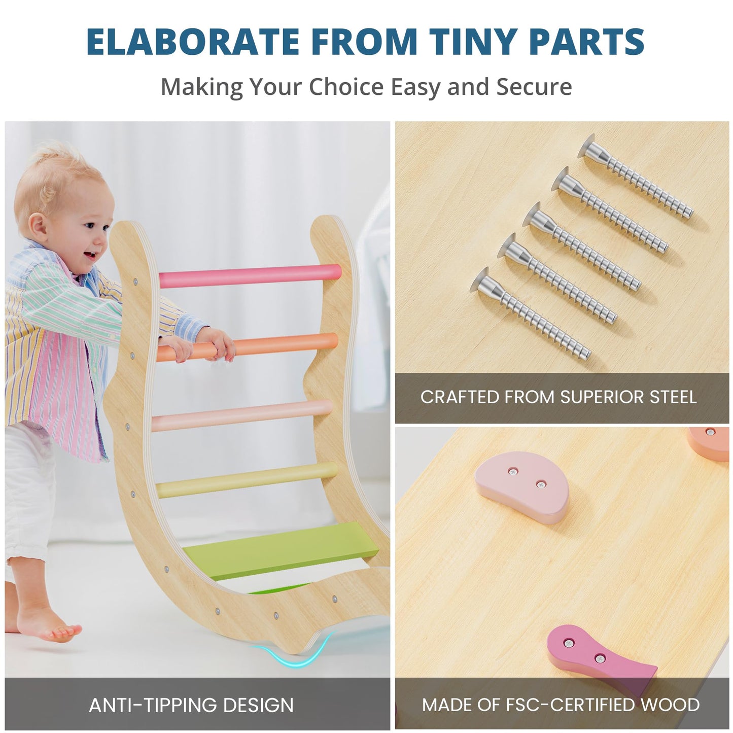 BlueWood 7-in-1 Foldable Climber for Kids