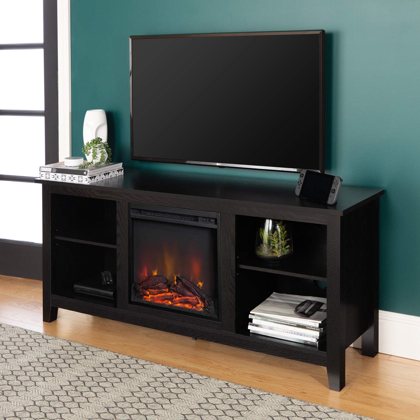Walker Edison 58" Fireplace TV Stand for 65" TVs