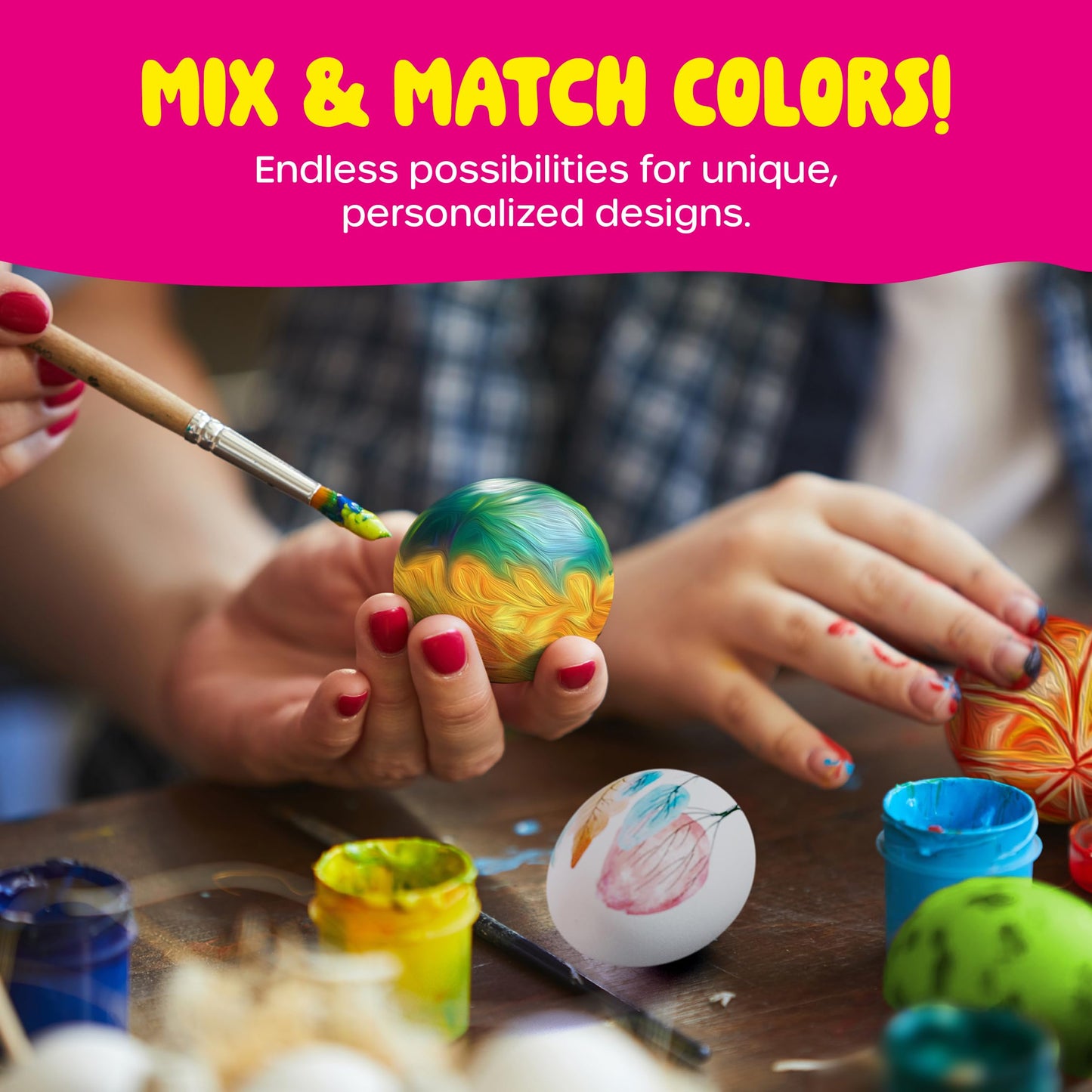 Easter Egg Squishy Painting Kit for Kids
