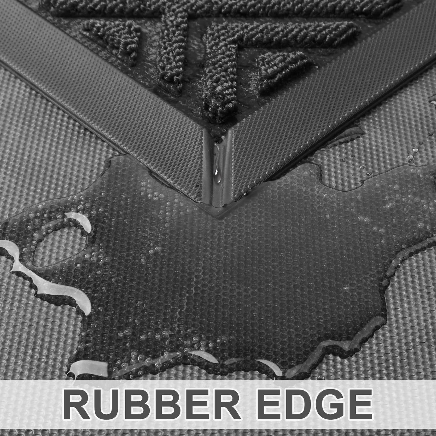 Absorbent Non-Slip Outdoor Doormat 17"x29"