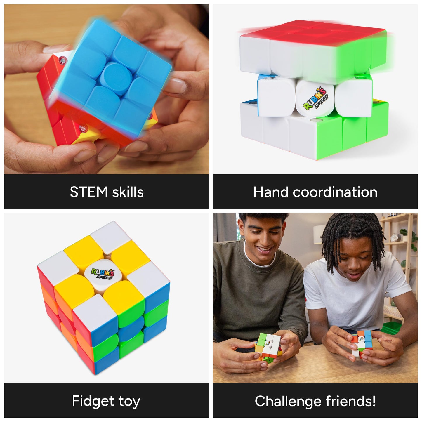 Rubik's 3x3 Magnetic Speed Cube Puzzle Toy