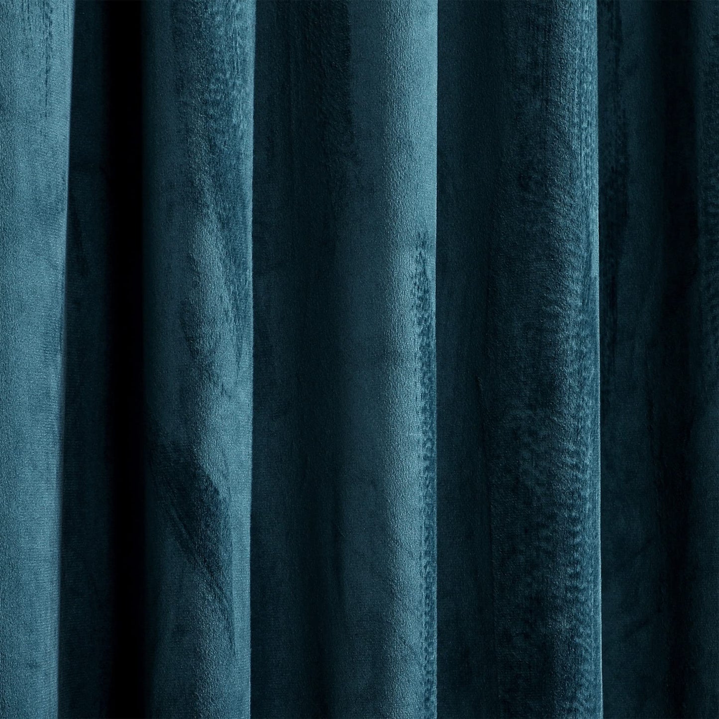 Benedeco Deep Teal Velvet Curtains for Bedroom Window, Super Soft Luxury Drapes, Room Darkening Thermal Insulated Rod Pocket Curtain for Living Room, W52 by L120 inches, 2 Panels