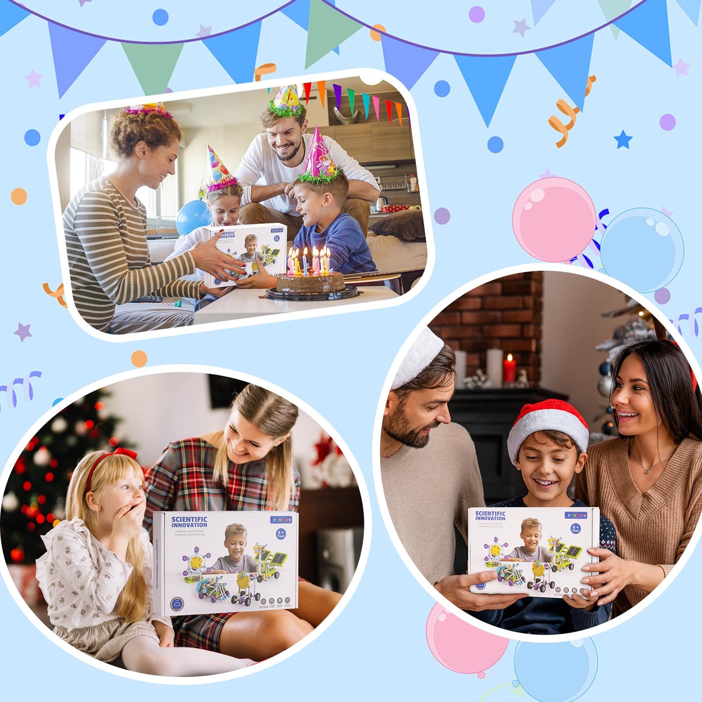STEM Building Kit 430 Pieces for Kids