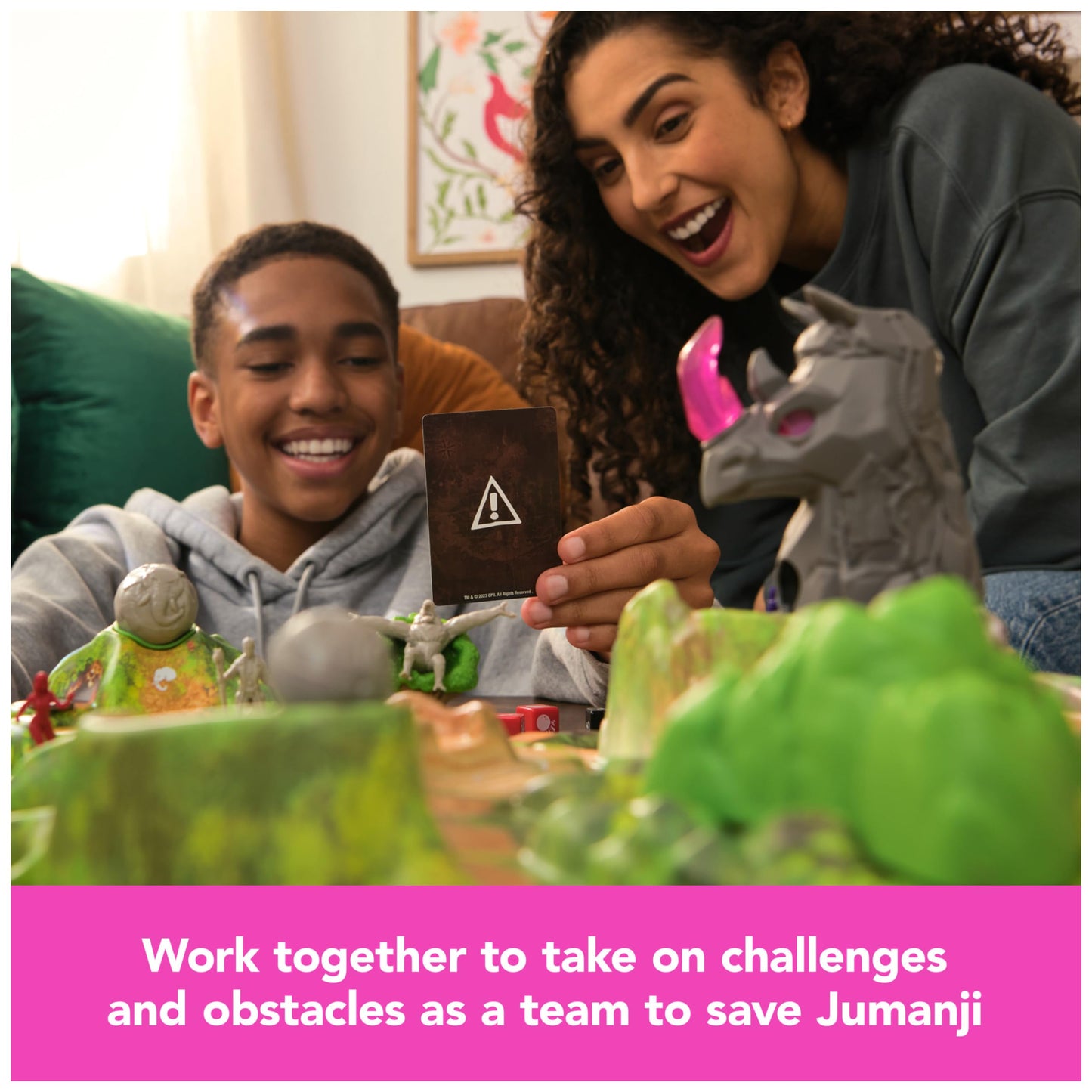 Jumanji Stampede 3D Adventure Board Game for Ages 8+
