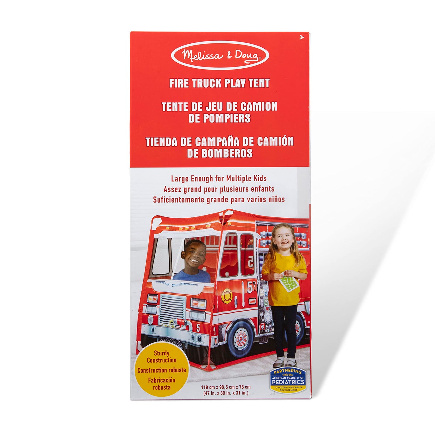 Melissa & Doug Fire Truck Play Tent for Kids